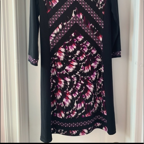 WHITE HOUSE/BLACK MARKET JUST PAST KNEE LS DRESS-S - Picture 4 of 6